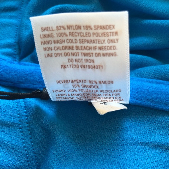 Shade & Shore High-Leg Cheeky Royal Blue One Piece Swimsuit Women’s Size L 12-14 - Picture 13 of 16